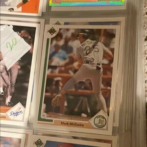 Mark McGwire Baseball Card